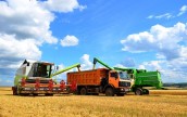 Украина начала убирать урожай зерновых